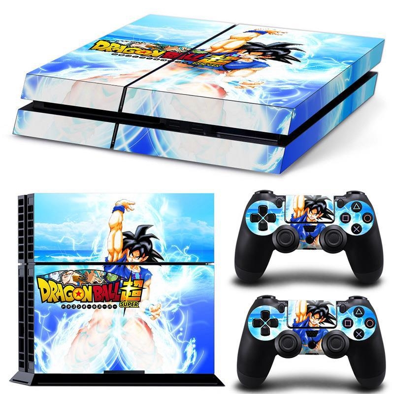 PS4 aizsargfolija vecajiem modeļiem (tipi 10/11/12) ar Dragon Ball korpusa uzlīmi, matēta plēve, apstrādes veids: cits