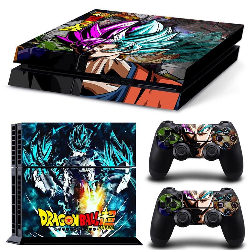 PS4 aizsargfolija vecajiem modeļiem (tipi 10/11/12) ar Dragon Ball korpusa uzlīmi, matēta plēve, apstrādes veids: cits