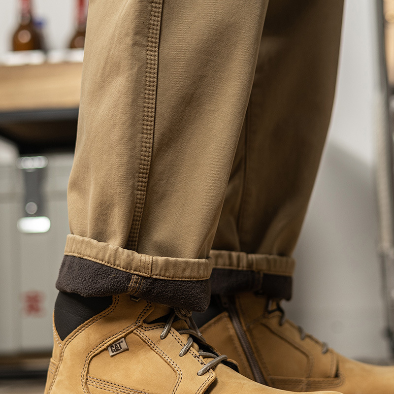 Mindennapi munkaruha nadrág, pamut, egyenes szabás, középmagas derék, cipzár