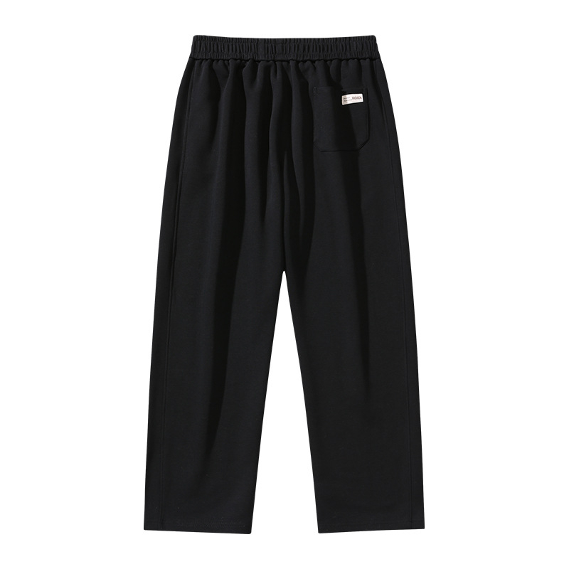 Kényelmes fleece-belepelésű, széles lábú nadrág téli viselethez, 65% pamut, 35% poliészter, középmagas derék