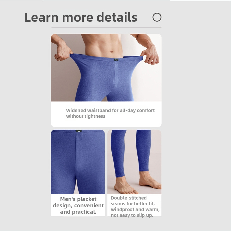 Unisex pamukaste termalne hlače za jesen-zimu (tople, jednovrstne, tanke)