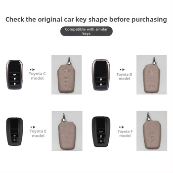 Toyota võtmeümbris – lambanahk, luksuslik stiil, kohandamine puudub