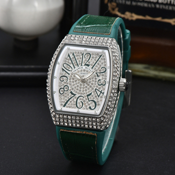 Ceas de damă, formă de butoi, cadran analog cu cifre, curea din oțel inoxidabil, carcasă din aliaj, mișcare cuarț