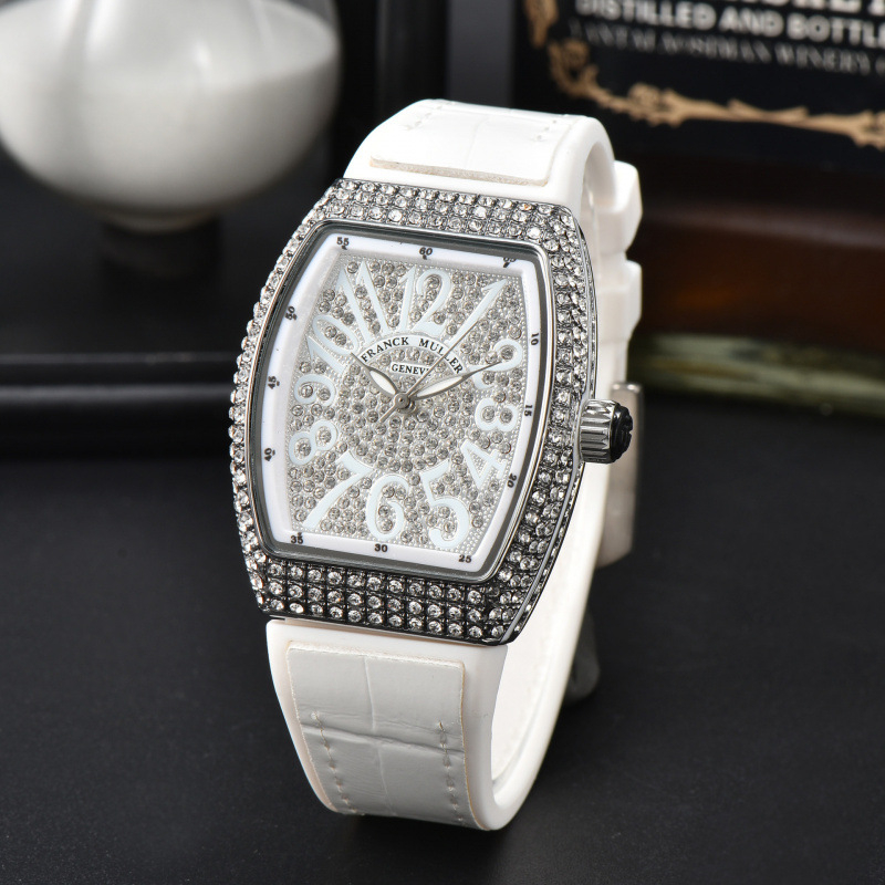 Ceas de damă, formă de butoi, cadran analog cu cifre, curea din oțel inoxidabil, carcasă din aliaj, mișcare cuarț