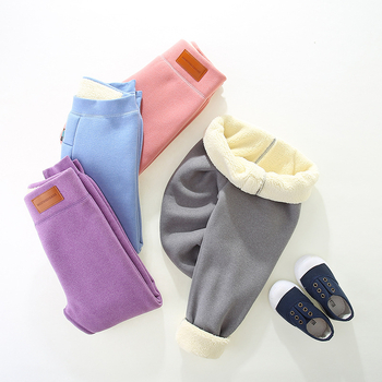 Ziemas bērnu termālās bikses, augsta josta, kokvilna, flīsa odere, 8+ gadu vecuma bērniem