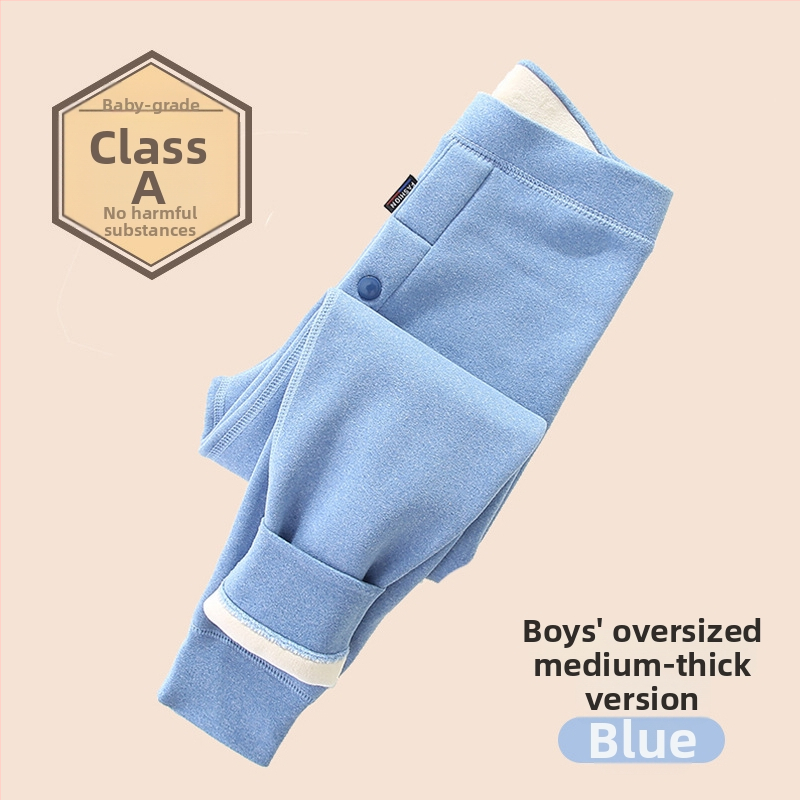 Ziemas bērnu termālās bikses, augsta josta, kokvilna, flīsa odere, 8+ gadu vecuma bērniem