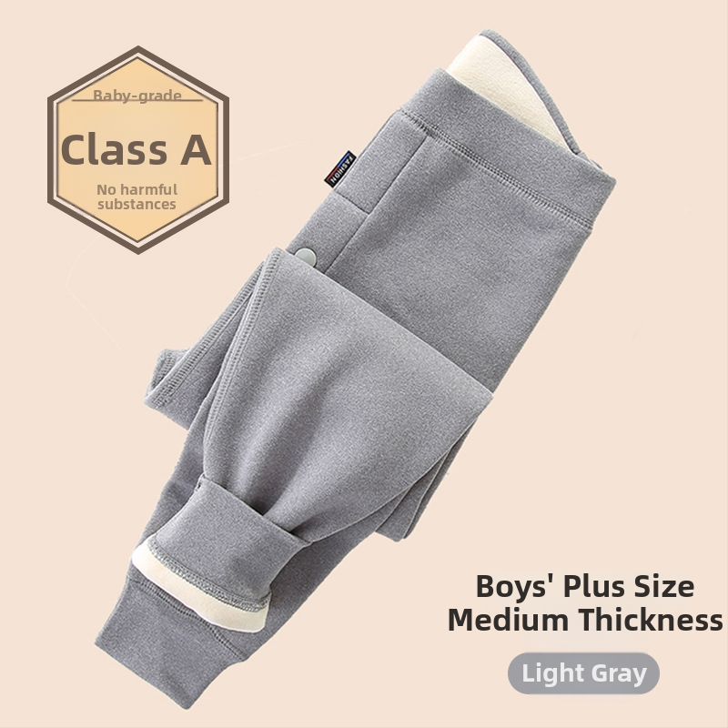 Ziemas bērnu termālās bikses, augsta josta, kokvilna, flīsa odere, 8+ gadu vecuma bērniem