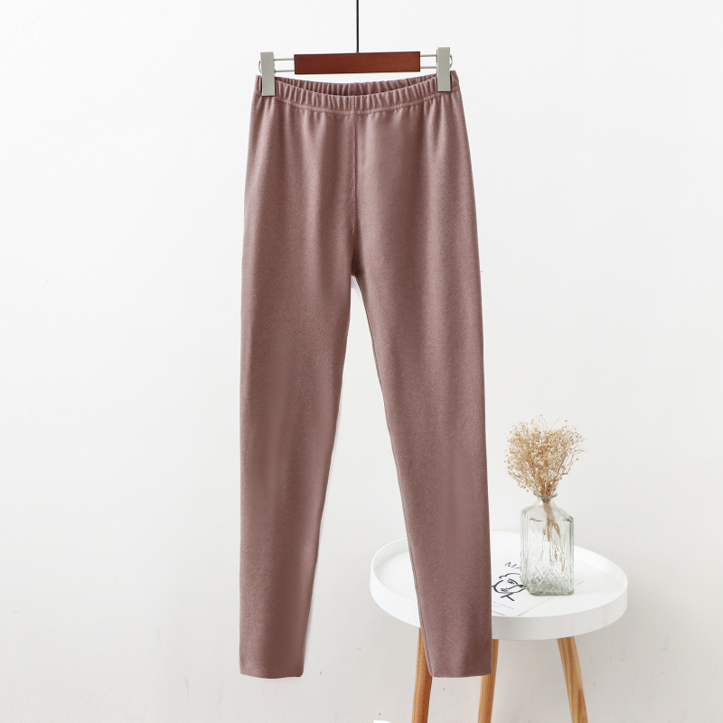 Ženske velvet tople tajice s visokim strukom, bezšivne, dvostrano četkane, De Velvet 251–300 g/m²