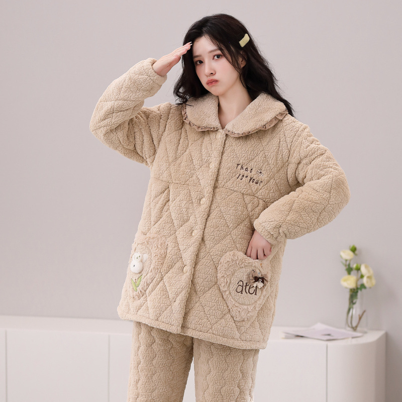 Rasedate piigaama kviltfliisist kardigan ja püksid, pikad varrukad, talveks ekstra paksus