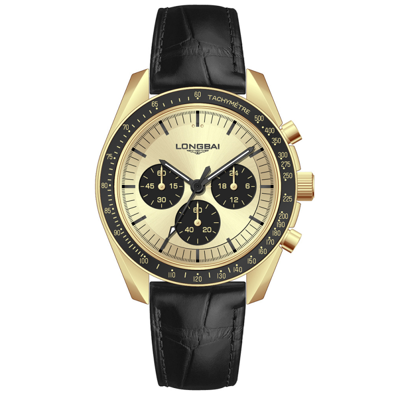 Ceas quartz pentru bărbați - cadran luminos, fereastră transparentă, curea din oțel inoxidabil, rezistență la apă 30M