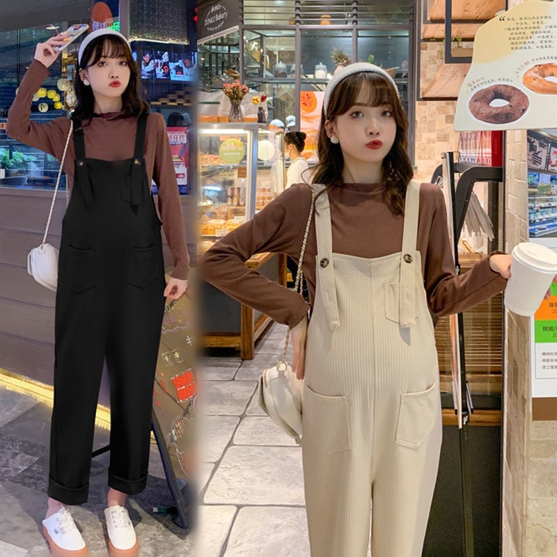 Grūtniecības overalls ar flīsa iekšējo oderi, brīvs piegriezums, vēdera atbalsts, viskozes šķiedra 30–50%, 2025 izdevums