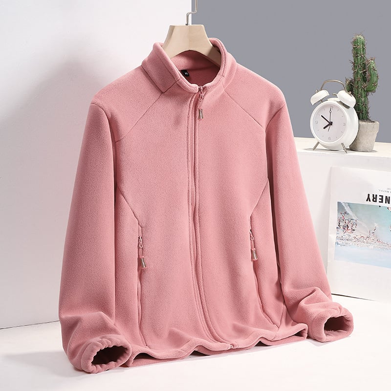 Sieviešu āra flisa kardigan jaka – rudens 2025; Zīmols: Other; Audums: ķīmiski šķiedru maisījums; Galvenais materiāls: poliesteris; Poliesteru saturs: ≥95%