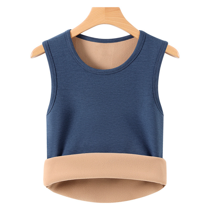 Vīriešu siltinātais vestes no kamieļu vilnas, dubultslānis, ekstra bieza 351–400 g/m², apaļš kakls, uzvilkama, poliester 90–95%