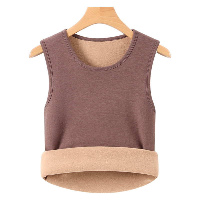 Vīriešu siltinātais vestes no kamieļu vilnas, dubultslānis, ekstra bieza 351–400 g/m², apaļš kakls, uzvilkama, poliester 90–95%