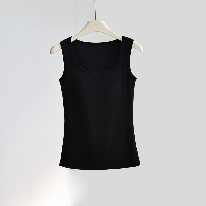 Sieviešu topiņš ar krūšu paliktņiem, U kakla izgriezums, viskozes šķiedra, rudens-ziemas, bez piedurknēm, plakans siluets