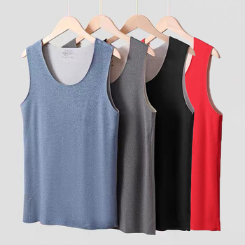 Topli vuneni svilenkasti prsluk, dvostruki melirani materijal, fleece podstava, okrugli ovratnik, debeli materijal 201-250 g/m², 90-95% poliestera.