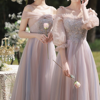 Jaunavedės suknelė, organza su triacetatu, aukštas liemuo, ilgas kirpimas, trumpomis rankovėmis