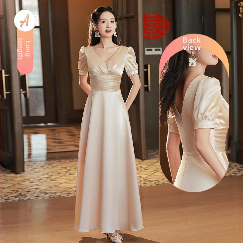 Pamergos suknelė satino, vasara 2022, pagrindinis audinys poliesteris 70–80%, antrasis audinys ≤30%, aukštos klasės