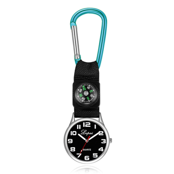 Sestrinski džepni sat s kompasom (kvarc mehanizam, promjer brojčanika 37 mm, debljina 7 mm, najlon kaiš)