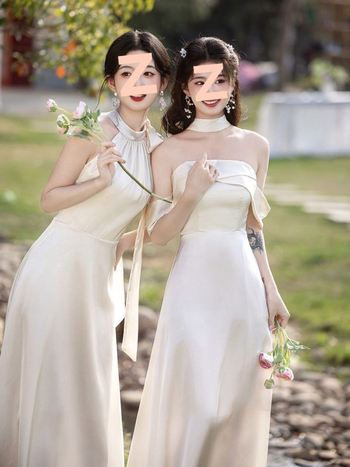 Koszorúslány ruha, Chenille és Spandex keverék, ujjatlan, hosszú ruha, tavasz 2025