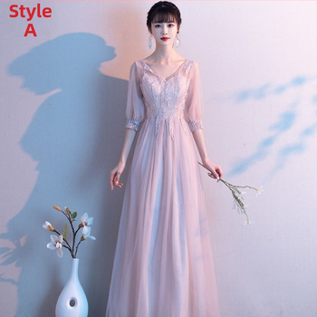 Pruutneitside kleit, pikk, A-liin, varrukateta, Chenille-Spandex kangas naistele