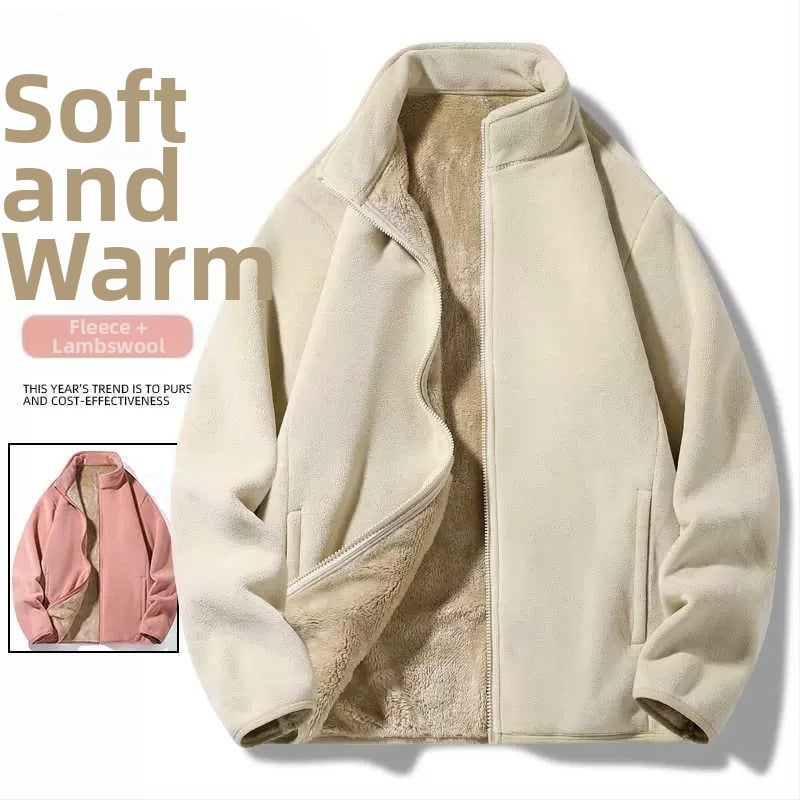 Fleece jaka ar stāvošu kaklu (Materiāls: Fleece; Stils: stāvošs kakls; Kategorija: fleece jaka)