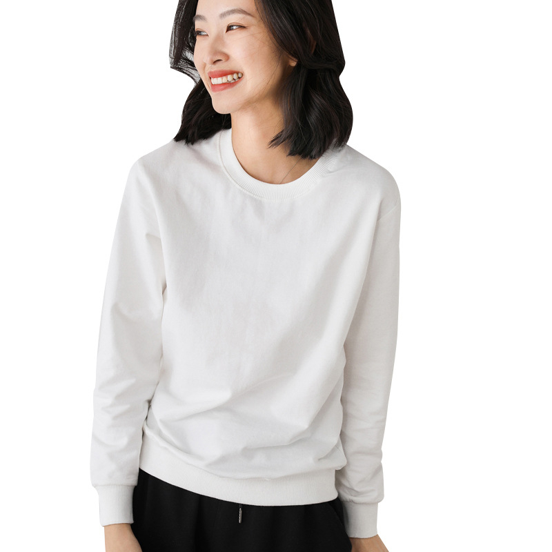 Unisex pamučni sweatshirt, okrugli izrez, dugi rukav, širok kroj, 95% pamuk+