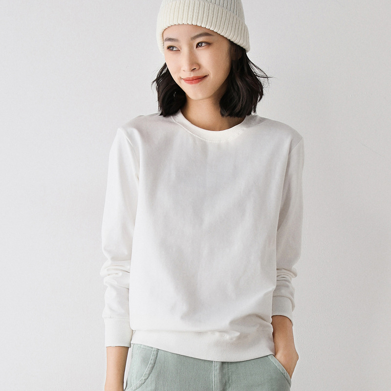 Unisex pamučni sweatshirt, okrugli izrez, dugi rukav, širok kroj, 95% pamuk+