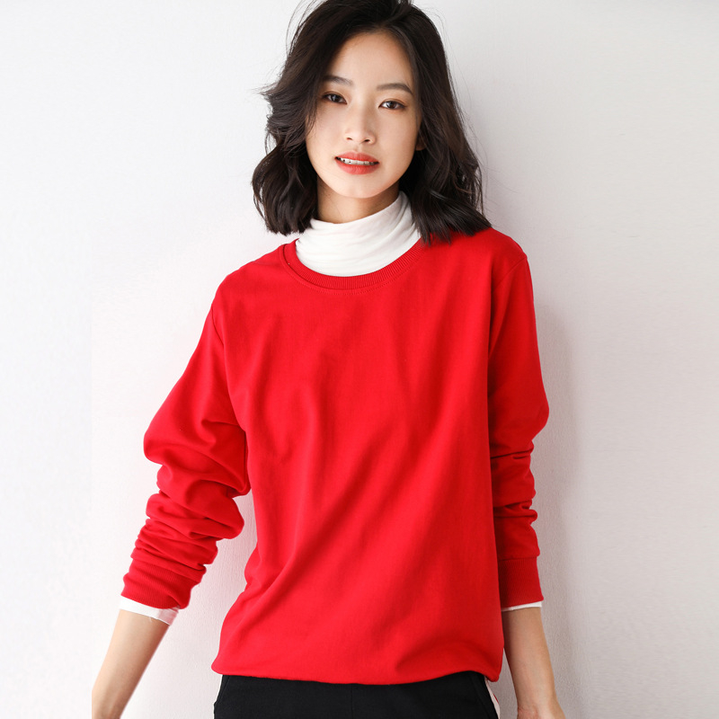 Unisex pamučni sweatshirt, okrugli izrez, dugi rukav, širok kroj, 95% pamuk+