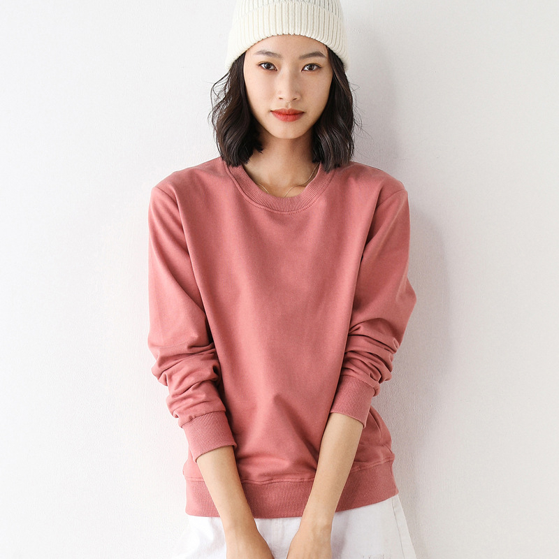 Unisex pamučni sweatshirt, okrugli izrez, dugi rukav, širok kroj, 95% pamuk+
