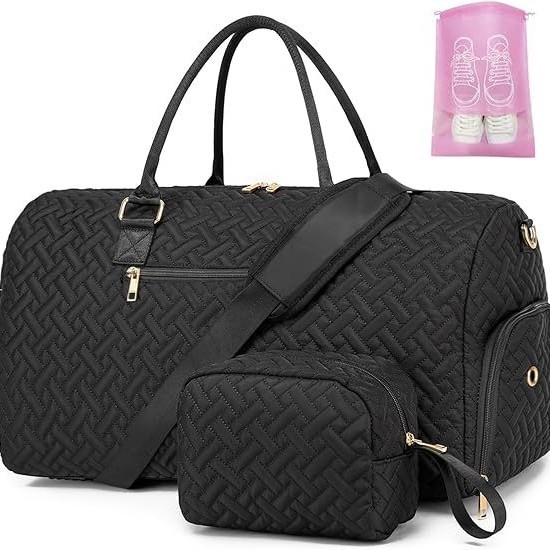 Verslo kelioninė rankinė su batų skyriumi, nailonas, 36–55L, atspari vandeniui, sausas–drėgnas atskyrimas