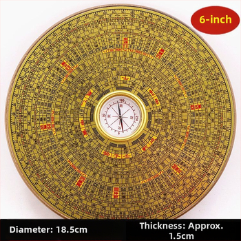 Varinis Bagua kompas – nešiojamas Feng Shui įrankis su Bagua geometrija