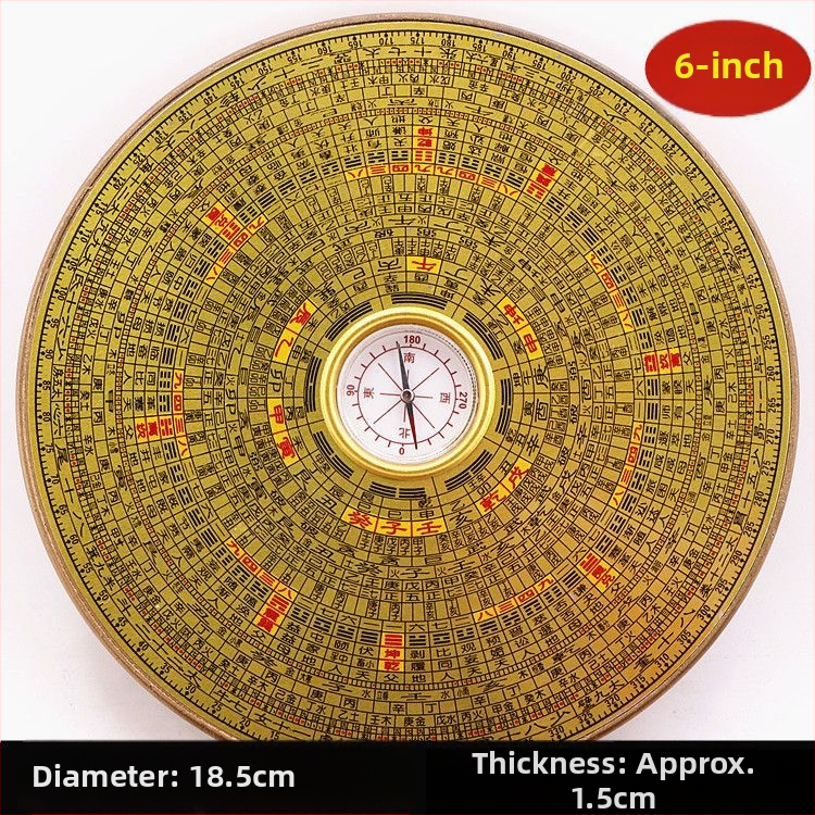 Varinis Bagua kompas – nešiojamas Feng Shui įrankis su Bagua geometrija