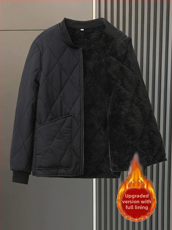 Talvine fliis-kardigan-jakk tõmblukuga, kapuutsita, ühevärviline, taskud (fliis, tõmblukud, kapuutsita, taskud, ühevärviline)