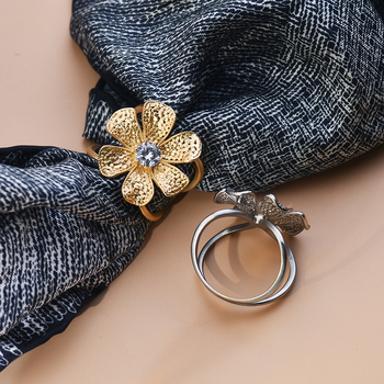 Κούμπωμα ζώνης για παλτό και φουλάρι – κράμα, ματ φινίρισμα, γυναικείος μινιμαλιστικός στυλ, ένθετο ζιρκόνιο, ηλεκτροπλατίωση