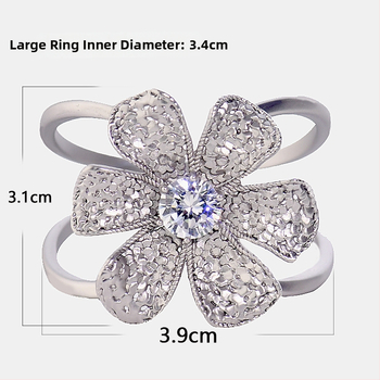 Κούμπωμα ζώνης για παλτό και φουλάρι – κράμα, ματ φινίρισμα, γυναικείος μινιμαλιστικός στυλ, ένθετο ζιρκόνιο, ηλεκτροπλατίωση