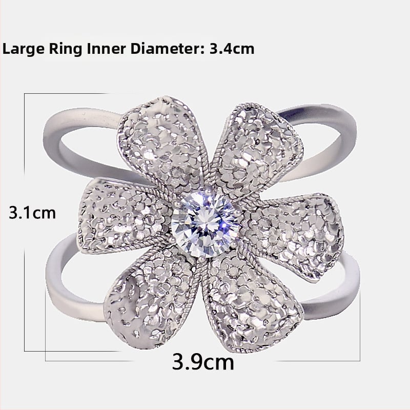 Κούμπωμα ζώνης για παλτό και φουλάρι – κράμα, ματ φινίρισμα, γυναικείος μινιμαλιστικός στυλ, ένθετο ζιρκόνιο, ηλεκτροπλατίωση