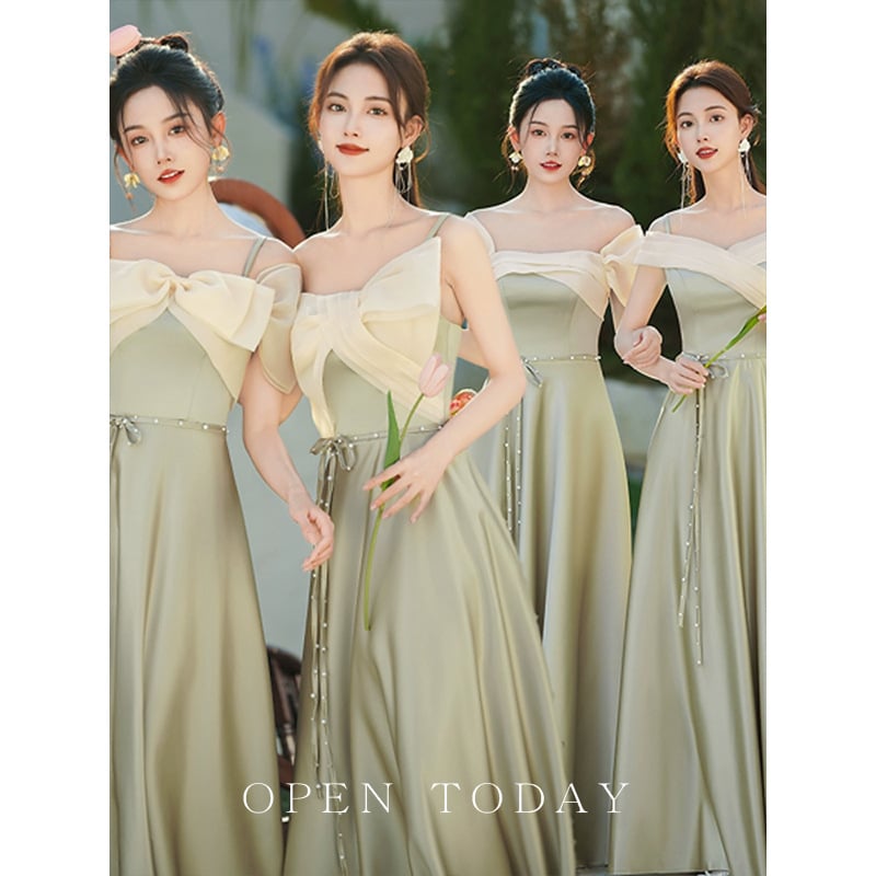 Parankinių suknelė, aukštas liemuo, ilga suknelė, be rankovių, vienas petys, poliesteris >95%