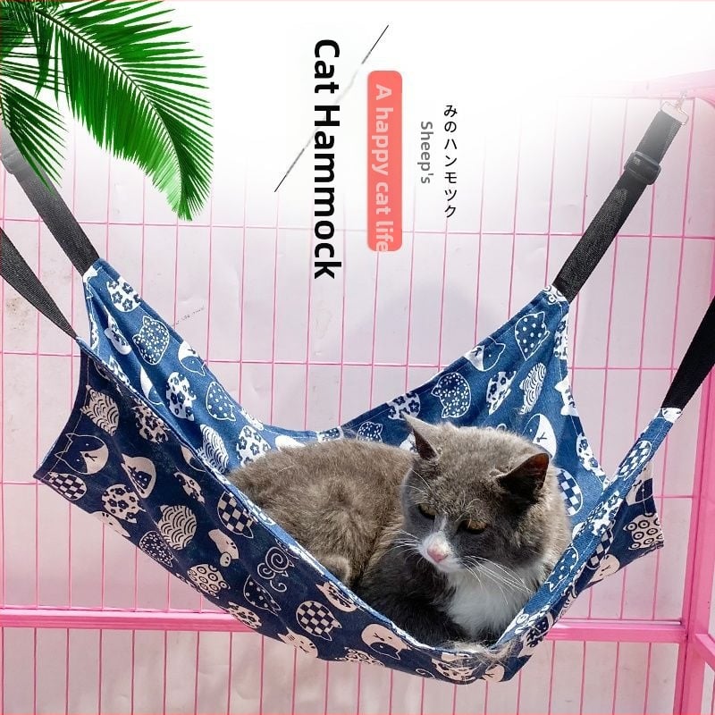 Αιώρα γάτας από ύφασμα, φωλιά κατοικίδιων (Υλικό: Ύφασμα; Αντικείμενο: Γάτα; Κατηγορία: Αιώρα/Φωλιά κατοικίδιων)