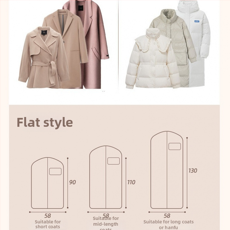 HDWISS Polyesterový prachotesný obal na oblečenie na zavesenie, univerzálny