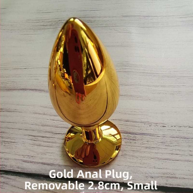 Izvadiva analna čep s repom lisice – Materijal: srebrna ili zlatna aluminijska legura – Za odrasle