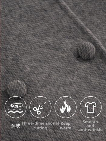 Γυναικείο αμφίδρομο παλτό από μαλλί, μεσαίου μήκους, διπλό κούμπωμα, γιακά, πυκνό μείγμα μαλλιού (50–70% μαλλί, 10–29% πολυεστέρας)