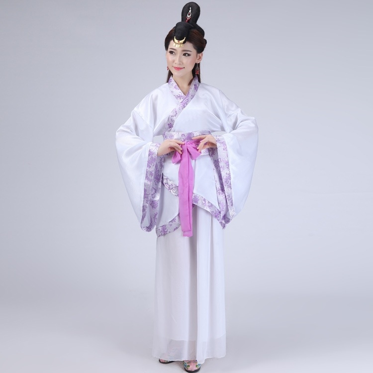 Hanfu stila sieviešu skatuves deju kostīms, Gabardine audums, 90-95% poliester, modelis YWY1002, vasara 2023