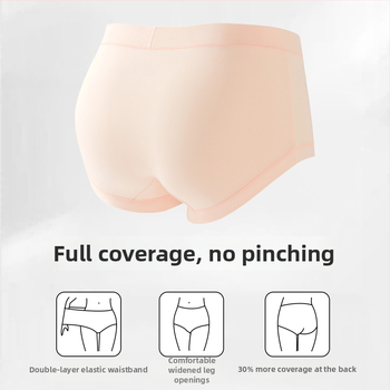 Lunilai Sieviešu kokvilnas apakšveļa ar kokvilnas starpzodu, antibakteriāla, vidējais jostas augstums, vienkrāsaina, 90-95% kokvilnas