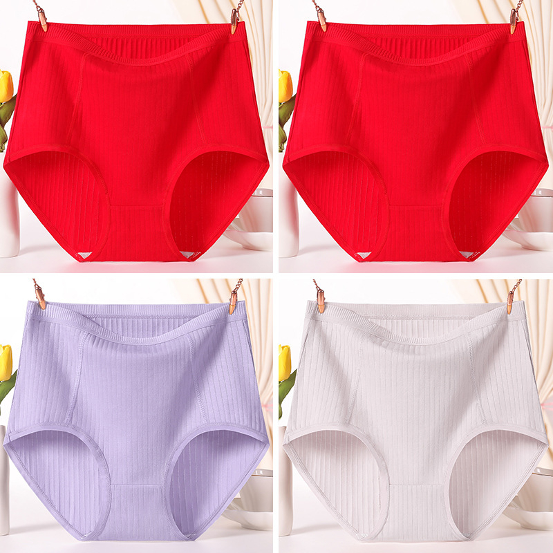 Apakšveļa sievietēm vecāka gadagājuma, augsta josta, elpojošs ribveida audums, kokvilnas oderde