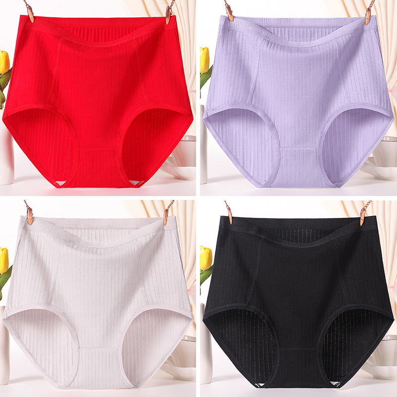 Apakšveļa sievietēm vecāka gadagājuma, augsta josta, elpojošs ribveida audums, kokvilnas oderde