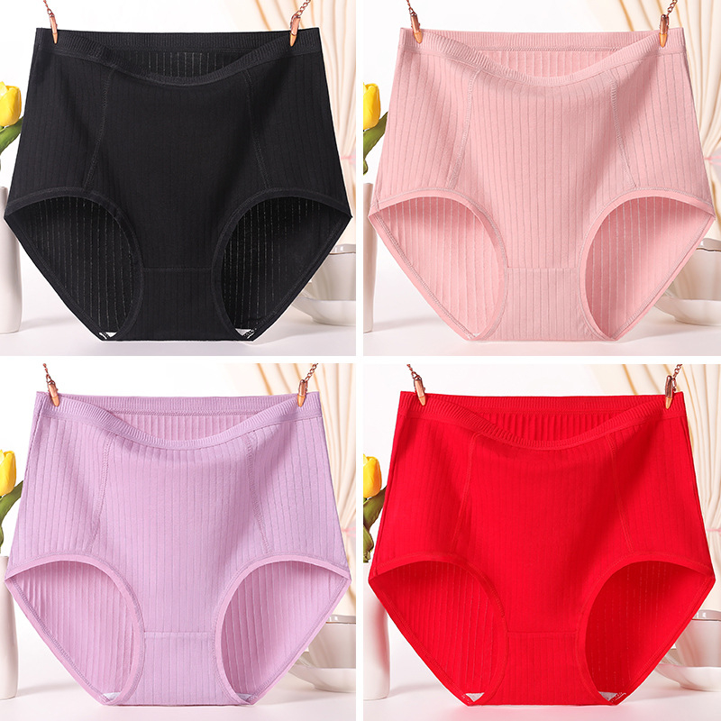 Apakšveļa sievietēm vecāka gadagājuma, augsta josta, elpojošs ribveida audums, kokvilnas oderde