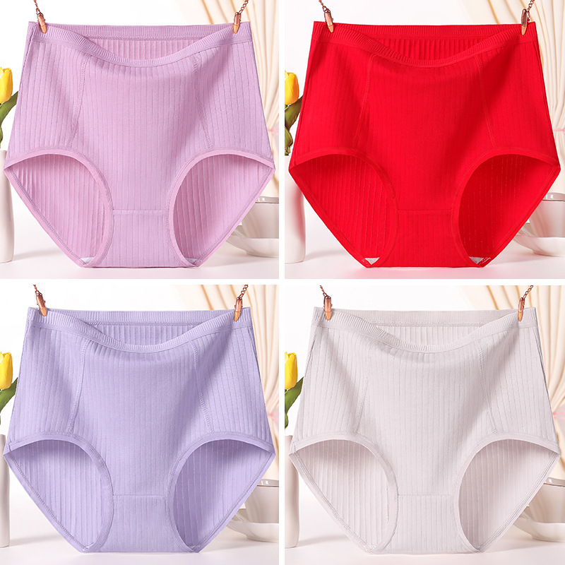 Apakšveļa sievietēm vecāka gadagājuma, augsta josta, elpojošs ribveida audums, kokvilnas oderde