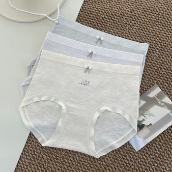 Sieviešu biksītes ar vidējo jostu, bezšuvju, no viskozes — elpojošas, antibakteriālas, neredzamas, vēdera formēšana, adītas