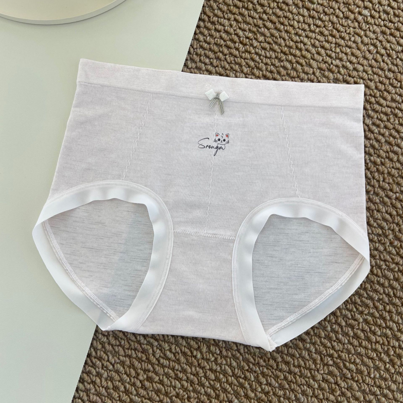 Sieviešu biksītes ar vidējo jostu, bezšuvju, no viskozes — elpojošas, antibakteriālas, neredzamas, vēdera formēšana, adītas